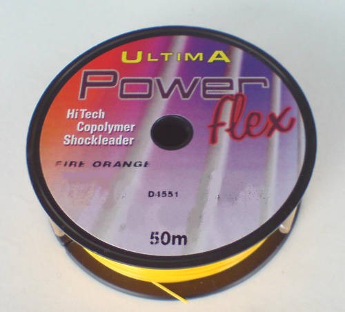 Ultima Powerflex Shockleader Orange 50lb - Geoff's Tackle & Bait